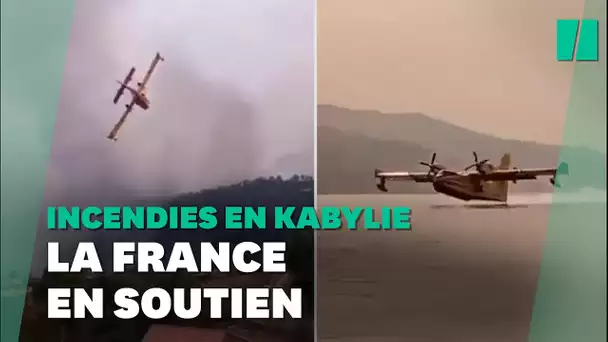 Incendies en Algérie: les Canadair français déjà en action