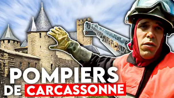 Pompiers de Carcassonne : la cité médiévale s’embrase