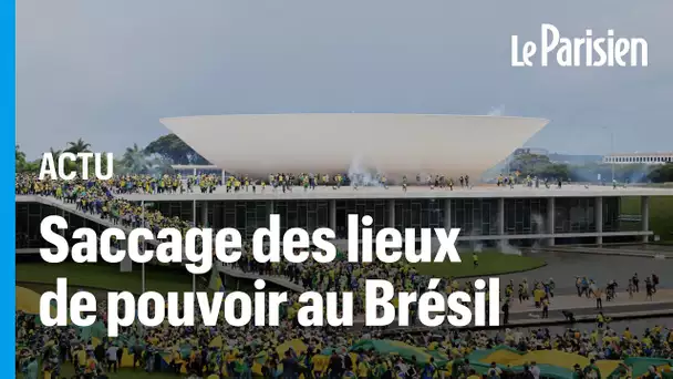 Brésil : saccage des lieux de pouvoir par des partisans de Bolsonaro