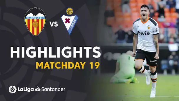 Highlights Valencia CF vs SD Eibar (1-0)