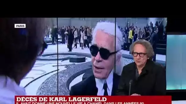 "Karl Lagerfeld était une icône absolue de la mode" : Pascal Mourier, chroniqueur Mode