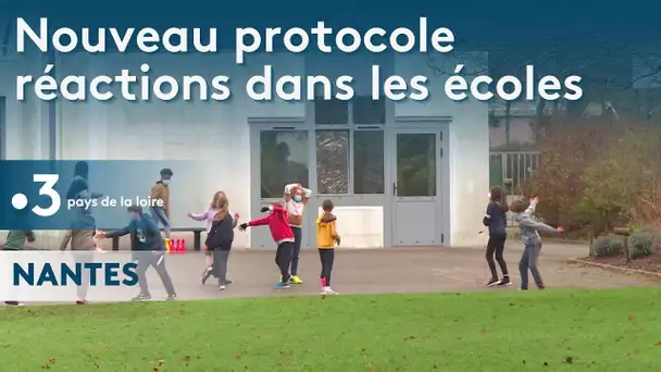 Nouveau protocole dans les écoles, réactions à Nantes