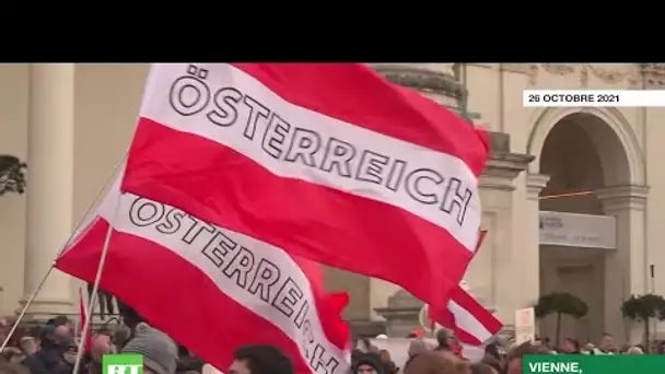 Autriche : manifestation contre les restrictions sanitaires à Vienne