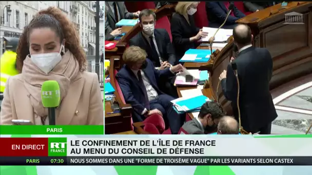 Le confinement de l’Ile-de-France évoqué au Conseil de défense