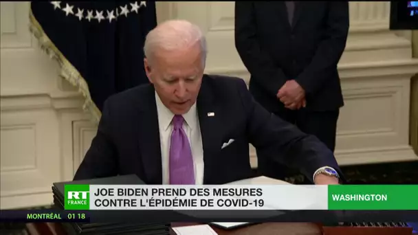 Joe Biden prend des mesures contre l’épidémie de Covid-19
