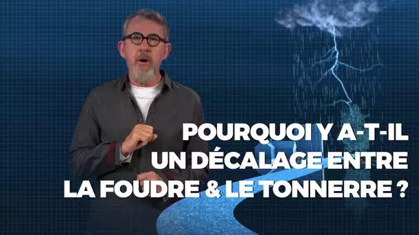 Pourquoi y a-t-il un décalage entre la foudre ⚡️ et tonnerre ? - #LaMinuteJamy