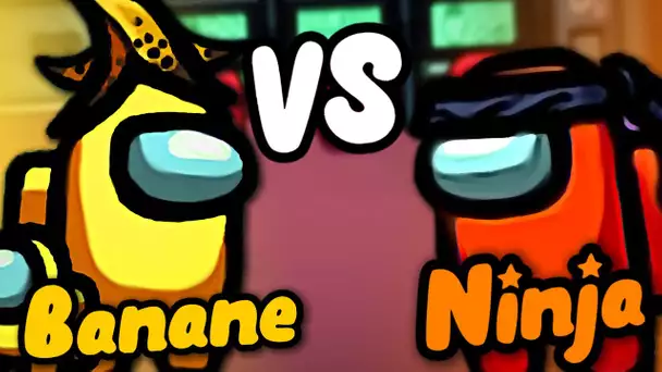 TEAM NINJA VS TEAM BANANE SUR AMONG US ! QUELLE TEAM SERA LA MEILLEURE ?