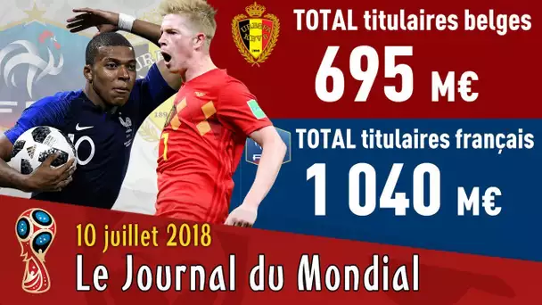 MBAPPÉ ménagé, FRANCE-BELGIQUE : le match à 1,7 Milliard d'euros ! Journal du Mondial 2018