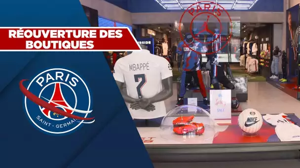 RÉOUVERTURE DES BOUTIQUES OFFICIELLES ❤️💙