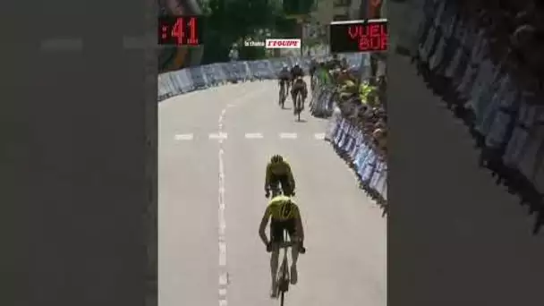 Terrible chute à la 2e étape du Tour de Burgos ! #shorts #cycling #crash
