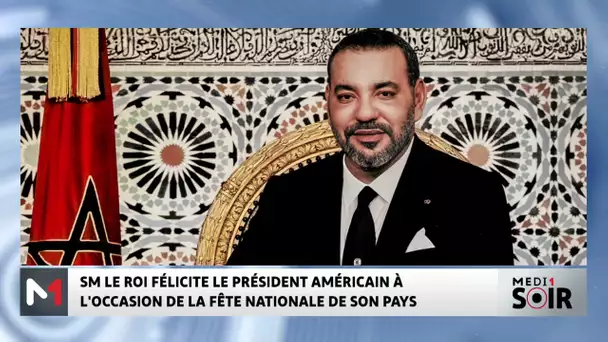 SM le Roi félicite le président américain à l´occasion de la fête nationale de son pays
