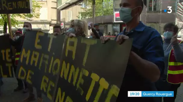 La déception et la colère des salariés de la SAM exprimées lors d'un rassemblement à Rodez