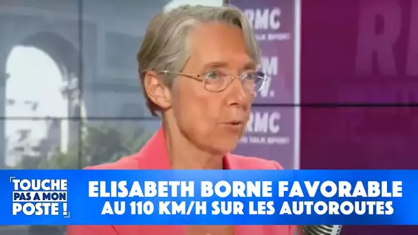 Elisabeth Borne favorable au 110 km/h sur les autoroutes en France