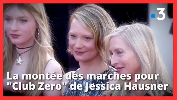 #Cannes2023 : la montée des marches pour "Club Zero" de Jessica Hausner