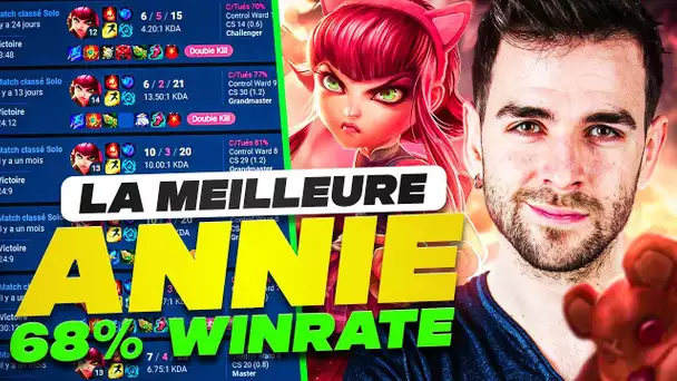 LA STRAT 200 IQ DU RANK 1 COREE, LA MEILLEURE ANNIE SUPPORT MONDIAL (64% WINRATE)