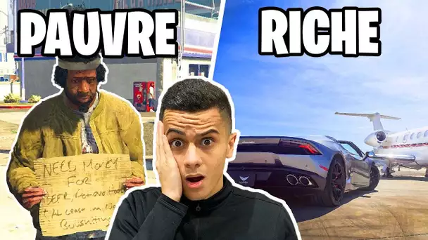 24H RICHE VS PAUVRE GTA 5 EP3 !