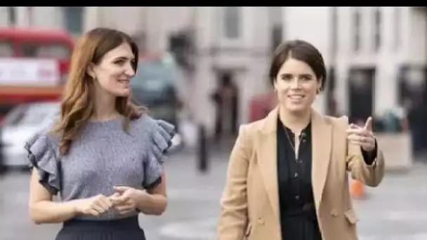 De nouvelles photos de la princesse Eugénie à Trafalgar Square à Londres pour une exposition anti-es