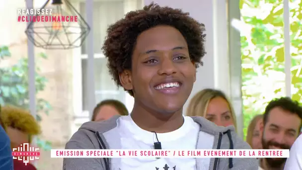 'La vie scolaire', interview de Liam Pierron et Hocine Moukando  - Clique Dimanche  - CANAL+