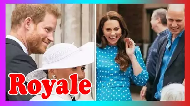 Kate et le prince William pris dans une «bat@ille de photos» avec Meghan et Harry après Jubilee