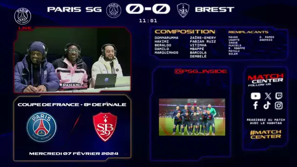 ️️ Kickoff et match center : Paris Saint-Germain - Stade Brestois