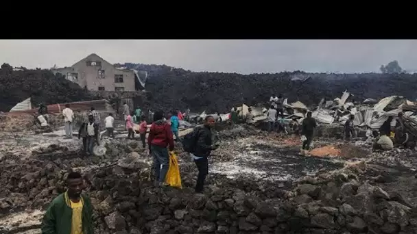En RDC, la coulée de lave provenant du volcan Nyiragongo s'est arrêtée,  la ville de Goma épargnée
