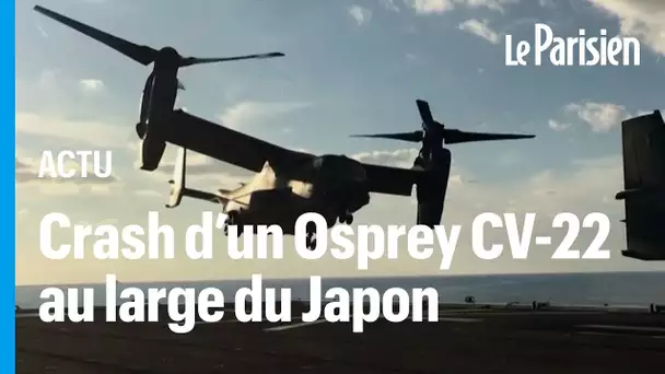 Un avion militaire américain s’écrase au Japon, avec six personnes à bord