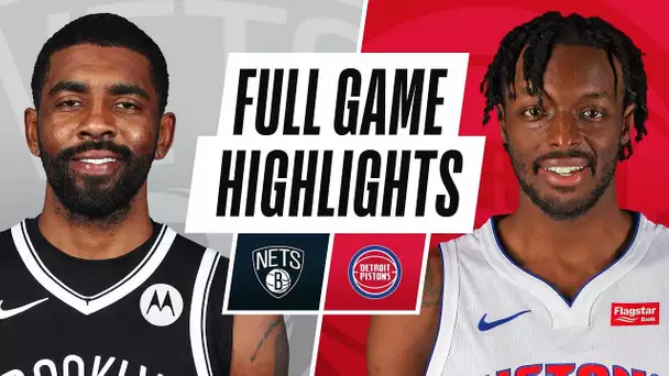 NETS at PISTONS | FULL GAME HIGHLIGHTS | February 9, 2021
