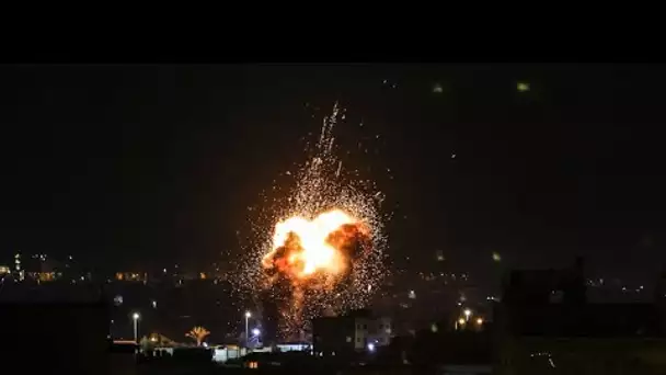 Israël mène des frappes à Gaza après des tirs de roquettes imputés au Hamas • FRANCE 24