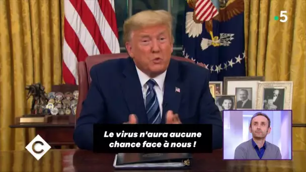 Coronavirus : la décision choc de Trump - C à Vous - 12/03/2020