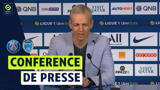 Conférence de presse PARIS SAINT-GERMAIN - ESTAC TROYES (2-2)  / 2021/2022