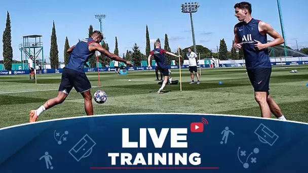 ⚽️ L'entraînement de veille de match : RB Leipzig - Paris Saint-Germain ! 🔴🔵