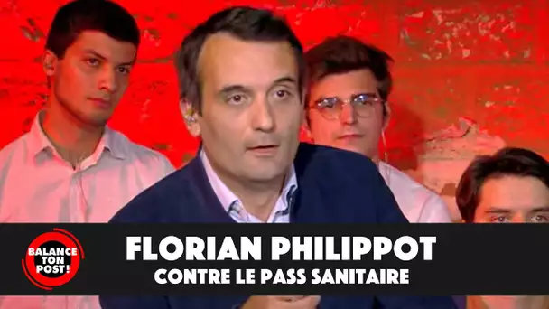 Florian Philippot, contre le pass sanitaire, s'exprime dans BTP