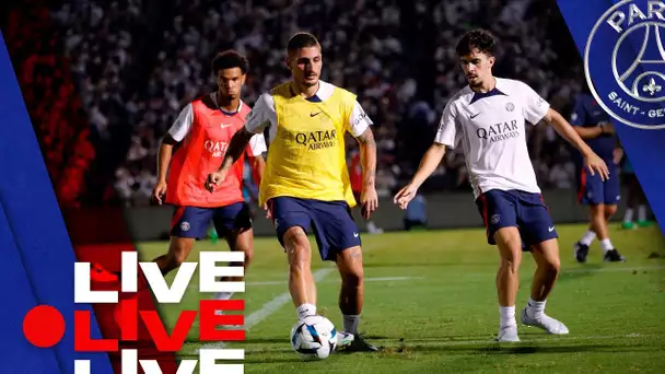 🎙⚽️ Veille de Trophée des Champions à Tel Aviv : la conf et l'entraînement 🔴🔵