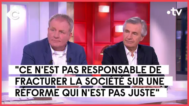 Retraites : le risque d’un mouvement long ? - F. Hommeril et N. Beytout - C à Vous - 19/01/2023