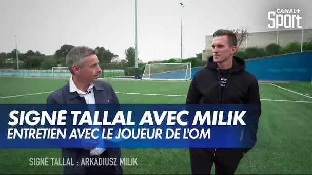 Signé Tallal avec Arkadiusz Milik (Olympique de Marseille)