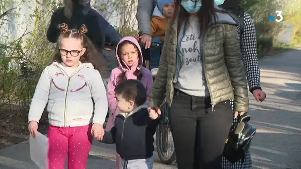 Grenoble : les élèves de retour à l'école Jean Racine après sa fermeture pour cause de Covid