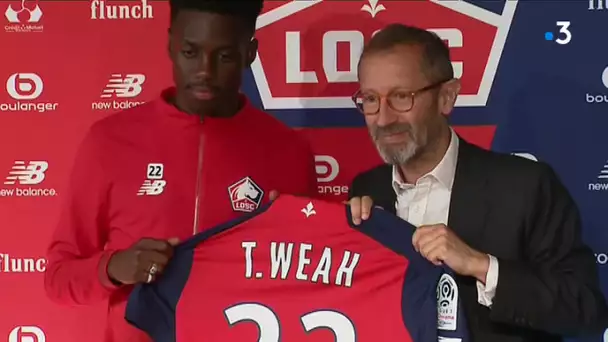 Le LOSC présente officiellement Timothy Weah