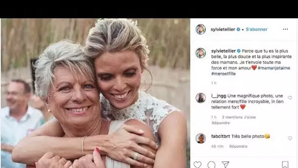 Sylvie Tellier poste un cliché avec sa mère  les internautes frappés par leur ressemblance