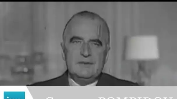 Voeux du président Pompidou pour l'année 1970  - Archive vidéo INA