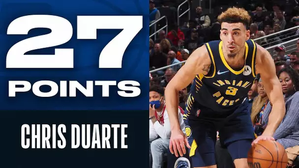 Chris Duarte ROOKIE Debut 27 PTS & 6 THEEES Setting Pacers Record! 😮