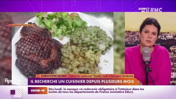 Christophe Saurel recherche son chef cuisinier depuis plusieurs mois