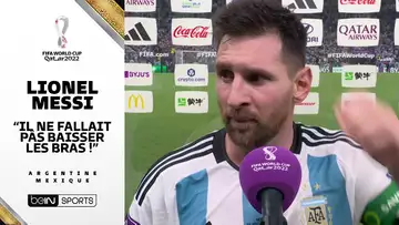 🇦🇷🗨️ Lionel Messi : "Il ne fallait pas baisser les bras ! Nous avons fait ce qu'il fallait"