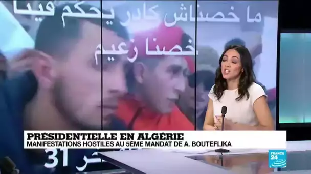 Présidentielle en Algérie : manifestations hostiles au 5ème mandat de Bouteflika