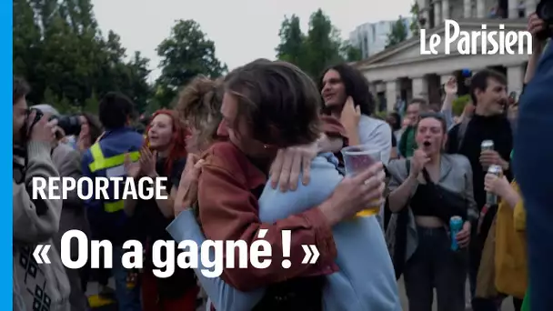 Législatives : joie et soulagement chez les militants LFI