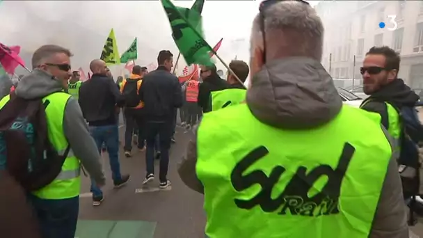 Réforme de la SNCF : 200 cheminots de la direction Alpes mobilisés à Chambéry