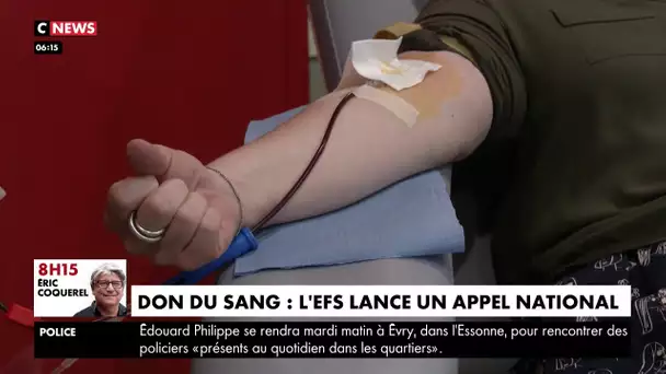 Don du sang : l'EFS lance un appel national