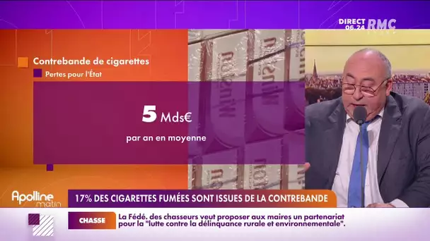 La contrebande de cigarettes fait perdre cinq milliards d'euros par an