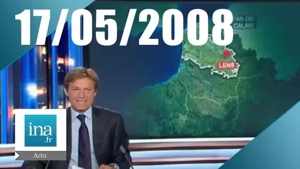 20h France 2 du 17 mai 2008 - Le RC Lens risque la Ligue 2 | Archive INA