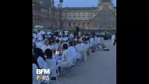 Cette année, le dîner en blanc de Paris a été chamboulé