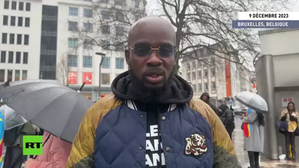 🇧🇪  Des centaines de manifestants congolais à Bruxelles à l'approche des élections présidentielles